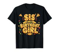 Sis of The Birthday Girl Pizza Party Theme Camiseta
