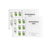 Sis-tema de rebrote del cabello Alphainfuse, solución de rineza de cabello de infusión, con ginseng, eclipta prostrata, aceite de menta y raíz de jengibre, reactiva los folículos encogidos (2SET)