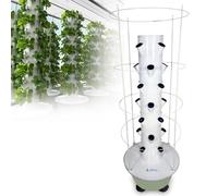 sis-Temas De Torre De PolitúNel, Torre Inclinada De Hierbas, sis-Tema De Cultivo HidropóNico Vertical - Kit De Torre con Bomba, Controlador 7-Layer28Pots-HydroponicTower+ClimbingFrame