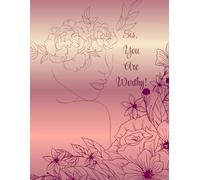 Sis, You Are Worthy Notebook/Journal | College Ruled | 8.5x11 | 150 Pages