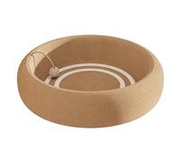 Sisał Round Cat Scratching Bed - Multi-Function Scratčher, Lounge & Feeding Station Combo | Extra-Large Design with Non-Shedding Sisâl Mat | Space-Saving Ćat Furniture For Scřatchiñg, Nappinğ & Play