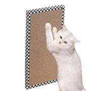 Sisal Cat Scratch Pad - Junta de rascado de doble cara para el cuidado de la garra, material natural y duradero | Protector de muebles, Juego Interactivo, Gatitos Interiores De Rescate Rascado