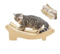 Sisal Cat Scratcher Bed - Cute Portable Multipurpose Scratching Pad Furniture Protector, Grinding Claw Kitten Board, Protect Sofa, Floor Curtains | Outdoor Indoor Utility Efficient