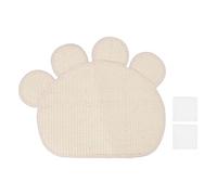 Sisal Cat Scratcher Mat | Cute Shape Safeguards Furniture/Sofa/Carpet | Sturdy Floor Scratching Pad for Kittens & Adult Cats | 18.5x15.2in with Adhesive Tapes