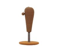 Sisal Cat Scratcher - Vertical Scratching Post, Enrichment Toy with Hanging Ball, Claw Maintenance Durablee Structure | Behavior Training Furniture Protection Bedroom Apartment Living Room Indoor Home