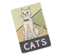 Sisal Cat Scratching Mat, Cartoon Design Pet Scratcher Pad, & Furniture-Protecting, 15.75x23.62x0.39inches Reduces Boredom & Provides Comfort (Multicolor) for Balcony