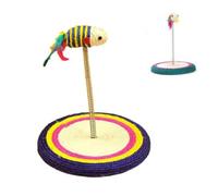 Sisal Rascador Tablero Interactivo con Ratón, para Gatos | Gatitos y Gatos, Juego de Arañado y Diversión, Diseño Práctico, Satisface Su Instinto Natural Color Aleatorio