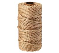 Sisal Rope for Cat Scratcher 328ft/100m Extra Long Natural Cat Rape Sisal Cordete de 6 mm de Espesor Jute de Bricolaje de Bricolaje para Postes de rasguños, reparación de reemplazo de árboles