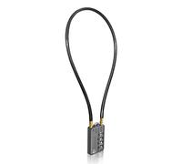 SISAV - Candado de combinación de 4 dígitos con cable resistente de 50 cm y 20 pulgadas para casillero de gimnasio escolar, casco, archivadores, caja de herramientas, maleta, mochila, negro gun 1