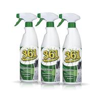 Sisbrill 361 Mosquitos - Limpiador Bioenzimático de Insectos Estrellados y Excrementos de Aves - Coches, Motos, Quads, Cascos - Exterior - Pack 3 Unidades