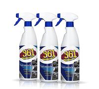 Sisbrill 361 Todo Uso Coche - Limpiador de Asientos, Tapicería, Salpicadero, Cuero, Mosquitos - Interior y Exterior del coche - Pack 3 Unidades