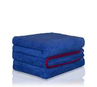 Sisbrill A2800 Toalla Azul Ultrasuave de Secado-Pintura del Coche y Moto-90x60 cm, 90 x 60 cm