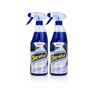 Sisbrill Clarolux Limpiacristales Coche Sin Marcas - Limpia a fondo y evita los rayones en el Parabrisas - Etiquetas en Español - Pack 2 Unidades