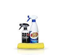 Sisbrill Kit de Limpieza Interior Sislim - Limpia y Acondiciona Salpicadero, Piel, Asientos Tela - Acabado Mate & Natural