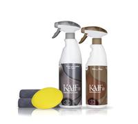 Sisbrill Kit Limpieza y Nutrición de Cuero Kaif - Etiquetas en Español.