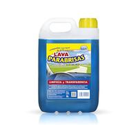 Sisbrill Lavaparabrisas Coche 5L Sisbrill Uso Directo - Líquido Limpiaparabrisas Sin Diluir, Elimina Insectos y Suciedad, Sin Residuos ni Chirridos