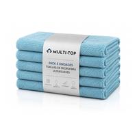 Sisbrill Pack de 5 Paños de Microfibra para Coche 40 x 30 cm, Bayetas Multiusos para Carrocería, Cristales, Llantas e Interior (Pack 5 40x40)