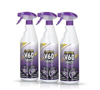 Sisbrill V60 Sport Limpia Llantas - Neutro y Seguro - Efecto Gecko Spray - 1 Litro (Pack 3)