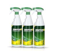 Sisbrill Zentox desengrasante y limpiador NEUTRO de bici y moto. Cadena, chasis, motor. Concentrado sin agua (1 lt == 10 lts en uso). Protección Carbono, Anodizados, Cromados y Aluminio - Pack 3 Uds