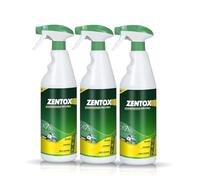 Sisbrill Zentox desengrasante y limpiador NEUTRO de bici y moto. Cadena, chasis, motor. Concentrado sin agua (1 lt == 10 lts en uso). Protección Carbono, Anodizados, Cromados y Aluminio - Pack 3 Uds