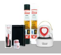 Siser Baby Press Paquete Essential - Incluye prensa de calor Mini, 5 rollos termovinilo EasyWeed, accesorios para aplicación y transferencia