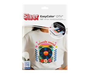 Siser Craft Pack Easy Color DTV - Juego de 10 hojas A4 de termovinilo compatible con impresoras de inyección de tinta de inyección de tinta, vinilo termoadhesivo imprimible