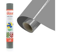 Siser Easy Puff - Vinilo termotransferible gris, 50 x 30 cm, termovinilo efecto 3D, compatible con plotter de corte