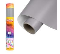 Siser EasyPSV Starling - Vinilo adhesivo permanente Silver Gloss 150 x 30 cm, para personalizar objetos y superficies rígidas, compatible con plotter de corte, lavable en lavavajillas