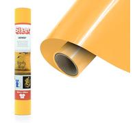 Siser EasyWeed Giallo Amarillo Sol, 30 cm x 1 m, Película termoadhesiva de transferencia térmica para personalizar textiles, manualidades, certificado VeganOk y Oeko-Tex Standard 100 clase I