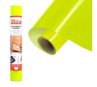 Siser® EasyWeed® - Vinilo termotransferible extra amarillo fluorescente, 30 cm x 0,5 m, para personalizar nailon, piel, tejidos tratados