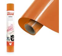 SISER EcoStretch naranja 30 cm x 0,5 m, vinilo termotransferible termoadhesivo para la personalización de prendas de vestir y prendas deportivas, material para pasatiempos creativos