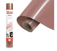 Siser EcoStretch Rose Gold, 30 cm x 0,5 m, vinilo termotransferible termoadhesivo elástico y versátil para la personalización de tejidos y ropa deportiva, fácil de cortar