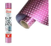 Siser LaserLux Love Pop Termovinilo 30 x 50 cm - Vinilo termoadhesivo con patrones láser pregrabados | Listo para transferir en tejidos, camisetas y ropa | Para plóter de corte
