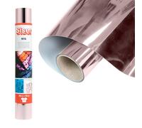 SISER® Metal Rose Gold, 30 cm x 0,5 m, vinilo termotransferible termoadhesivo metalizado para la personalización de tejidos, ropa y accesorios, aficiones creativas, fácil de cortar