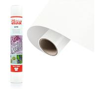 SISER® Purpurina blanca de 30 cm x 0,5 m, vinilo termotransferible termoadhesivo con purpurina para la personalización de tejidos, ropa y accesorios, aficiones creativas, fácil de cortar
