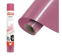 Siser Vinilo termotransferible EcoStretch fucsia para personalizar prendas de vestir y prendas deportivas, 30 cm x 0,5 m, fácil de cortar.