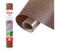 SISER Vinilo termotransferible, Glitter Brown, 50 x 30 cm