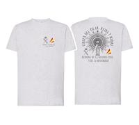 SISIDSI DSGN Camiseta Homenaje a la Virgen del Pilar y a quienes sirven con Valor, diseño patriótico español Inspirado en la fe y la tradición