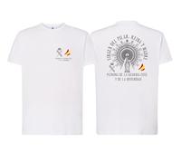 SISIDSI DSGN Camiseta Homenaje a la Virgen del Pilar y a quienes sirven con Valor, diseño patriótico español Inspirado en la fe y la tradición