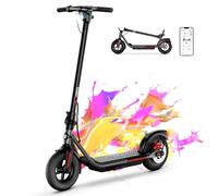 SISIGAD eléctrico Scooter Plegable para Adultos, E-Scooter 500 W Peak Power,Patinete eléctrico Adulto Largo Rango, 25 km/h, 10 Pulgadas Tyres,7,8 Ah Battery, LED Display, with App and Dual Brake
