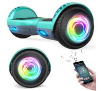 SISIGAD Offroad Hoverboard Kinder Adults mit 6,5" Reifen Leistungsstarke Große - Batería Hoverboard Bluetooth-Lautsprechern LED-Licht
