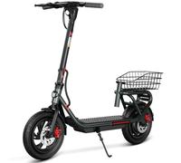 SISIGAD Scooter eléctrico 12 Pulgadas Pasos eléctricos Adultos Plegable E Step con App y Cesta Desmontable, Elecric Scooter 36V 7.8AH batería 25km/h Velocidad 300W Motor, Doble Freno y luz