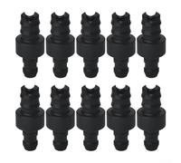 SiSinkal 10 accesorios de conector de tubería de leche compatibles con el sistema de leche de café NIVONA, construcción ABS de alta resistencia, diseño compacto para configuración de preparación de