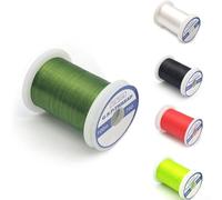Sisinkal 100M Fly Tying Thread 75D Nylon Fishing Line Thread for Fly Fishing Lure Making Tackle Box Accessories Fly Hook Material Construction Reel Roll (rojo)