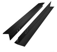 SiSinkal 2 cubiertas ajustables para huecos de estufa, resistentes al calor, retráctiles, de acero inoxidable, para encimera de cocina, bloque de relleno de migas, líquidos, fácil de instalar