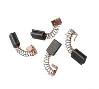 SiSinkal 2 pares de cepillos de carbono de 12 x 8 x 5 mm, repuesto de metal de carbono con cables y conectores compatibles con amoladora WS125 y para herramientas eléctricas BlackDecker G720