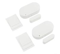 SiSinkal 2 unids alarma antirrobo 130dB fuerte puerta ventana sensor timbre para seguridad en el hogar oficina tienda anti-intruso detección alta sensibilidad material ABS fácil configuración blanco
