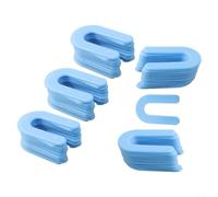 SiSinkal 200 espaciadores de azulejos de herradura en forma de U de 1/16 pulgadas, clips de posicionamiento para alinear azulejos de mármol granito porcelana de gran formato en instalación horizontal