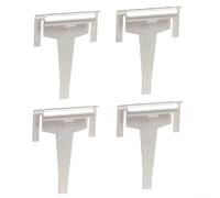 SiSinkal 4 piezas DA61-06796A Clip de drenaje de refrigerador compatible con modelos Samsung, accesorio de evaporador de aluminio detiene la formación de hielo y corrige problemas de fugas de agua