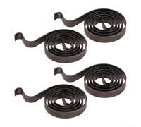 Sisinkal 4 piezas de repuesto de metal para amoladora angular de carbono para Bosch GWS 6-100, accesorio de herramienta eléctrica, 22,5 x 12 x 2,5 mm, color negro